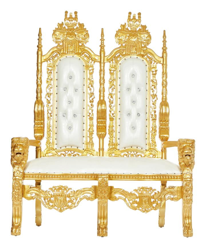 KING DAVID DOUBLE LION THRONE
